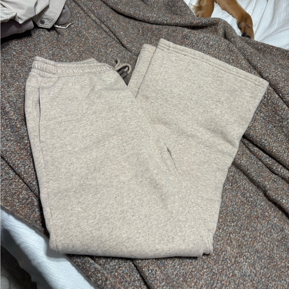 abercrombie sunday essential wide leg sweatpants